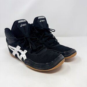 Asics Matflex 7 Wrestling Shoes Mens 7.5 Black White Gum Lightweight MMA
